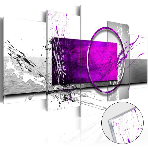 Obraz na akrylátovém skle – Purple Expression [Glass] Obraz na akrylátovém skle – Purple Expression [Glass]