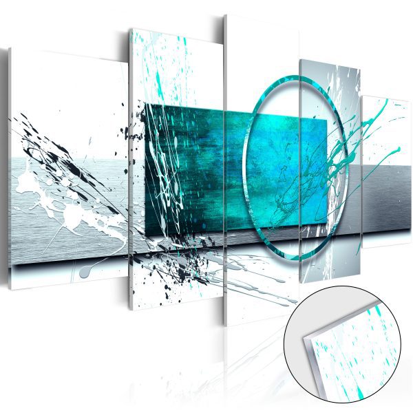 Obraz na akrylátovém skle – Turquoise Expression [Glass] Obraz na akrylátovém skle – Turquoise Expression [Glass]