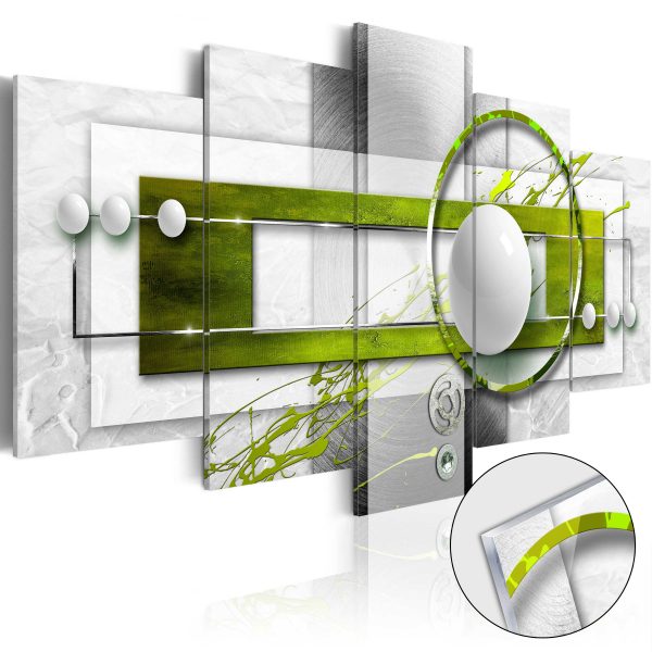 Obraz na akrylátovém skle – Green Configuration [Glass] Obraz na akrylátovém skle – Green Configuration [Glass]