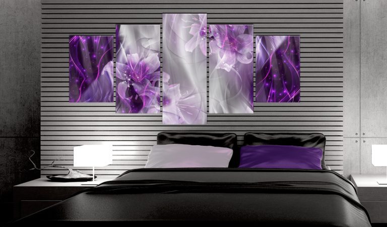 Obraz na akrylátovém skle – Purple Utopia [Glass] Obraz na akrylátovém skle – Purple Utopia [Glass]