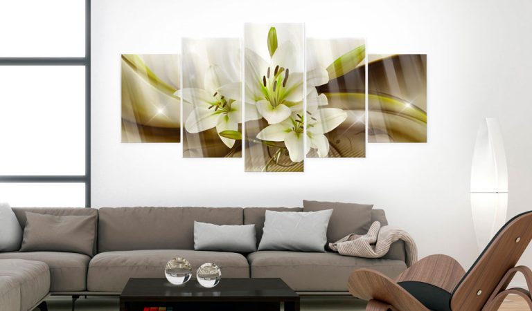 Obraz na akrylátovém skle – Modern Lily [Glass] Obraz na akrylátovém skle – Modern Lily [Glass]