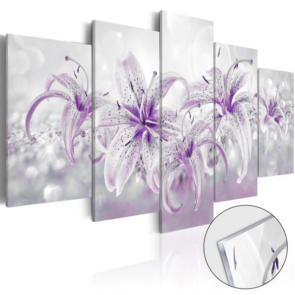 Obraz na akrylátovém skle – Purple Harmony [Glass] Obraz na akrylátovém skle – Purple Harmony [Glass]