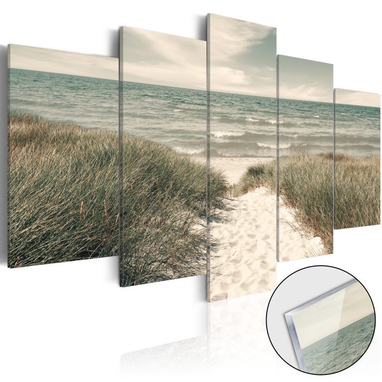 Obraz na akrylátovém skle – Quiet Beach [Glass] Obraz na akrylátovém skle – Quiet Beach [Glass]