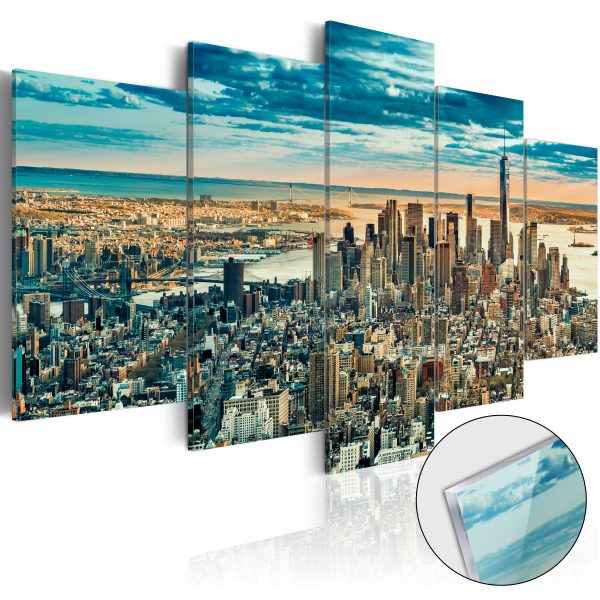 Obraz na akrylátovém skle – NY: Dream City [Glass] Obraz na akrylátovém skle – NY: Dream City [Glass]