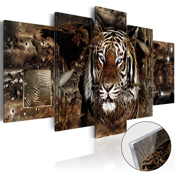 Obraz na akrylátovém skle – Guard of the Jungle [Glass] Obraz na akrylátovém skle – Guard of the Jungle [Glass]