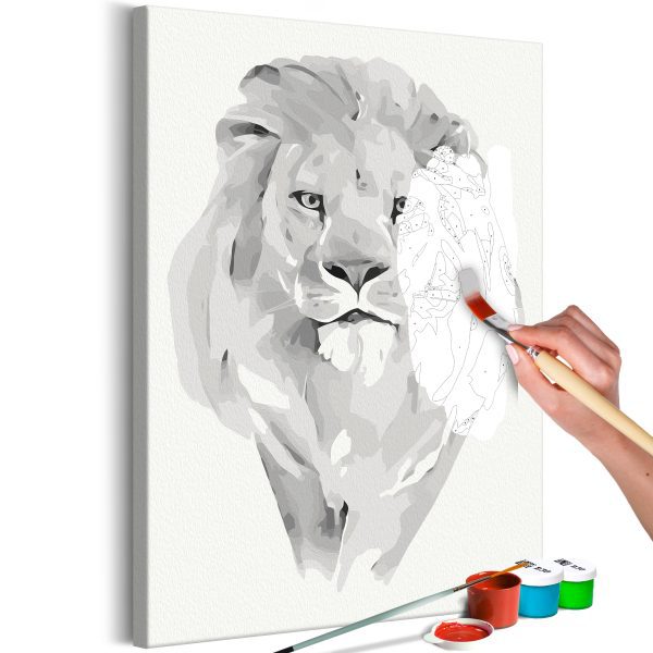 Malování podle čísel – White Tiger Malování podle čísel – White Tiger