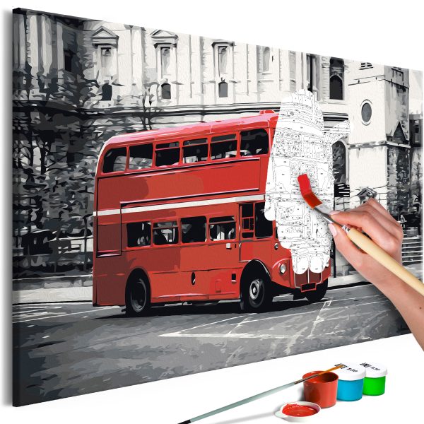 Malování podle čísel – London Bus Malování podle čísel – London Bus