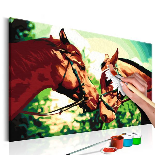 Malování podle čísel – Two Horses Malování podle čísel – Two Horses