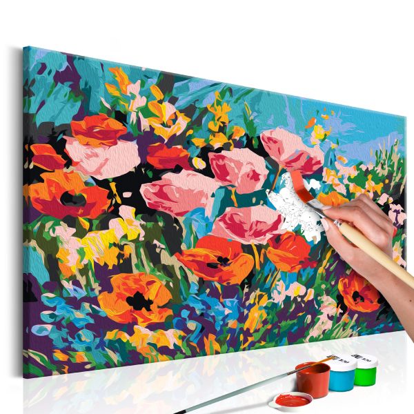 Malování podle čísel – Colourful Meadow Flowers Malování podle čísel – Colourful Meadow Flowers