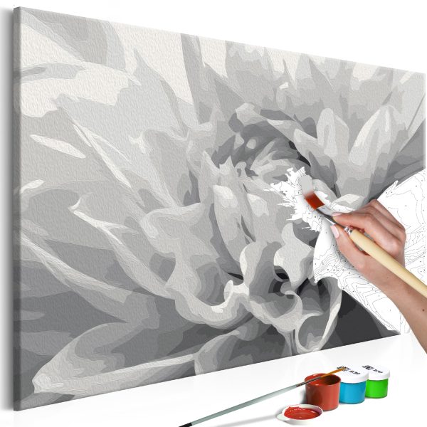 Malování podle čísel – Black & White Flower Malování podle čísel – Black & White Flower