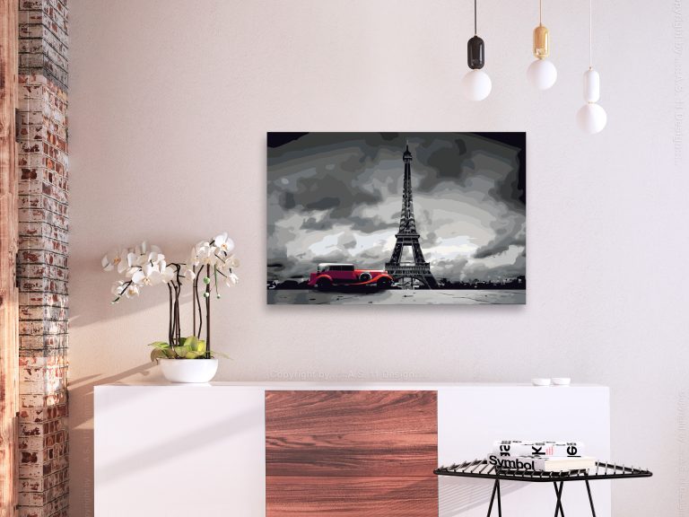 Malování podle čísel – Paris (Red Limousine) Malování podle čísel – Paris (Red Limousine)