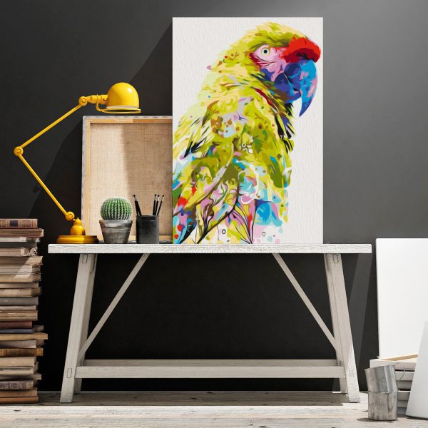 Malování podle čísel – Tropical Parrot Malování podle čísel – Tropical Parrot