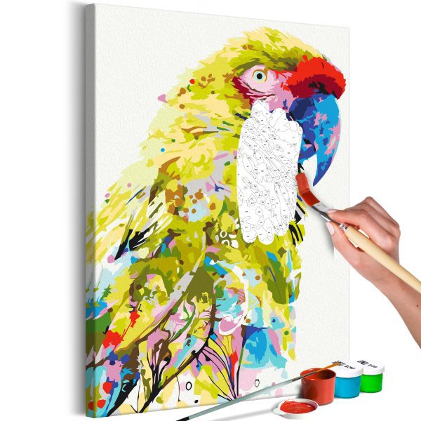 Malování podle čísel – Tropical Parrot Malování podle čísel – Tropical Parrot