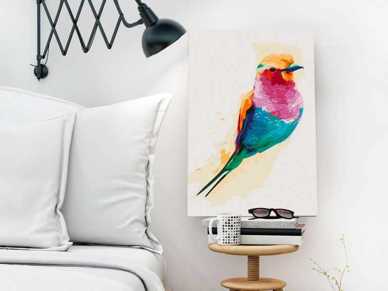 Malování podle čísel – Exotic Bird Malování podle čísel – Exotic Bird