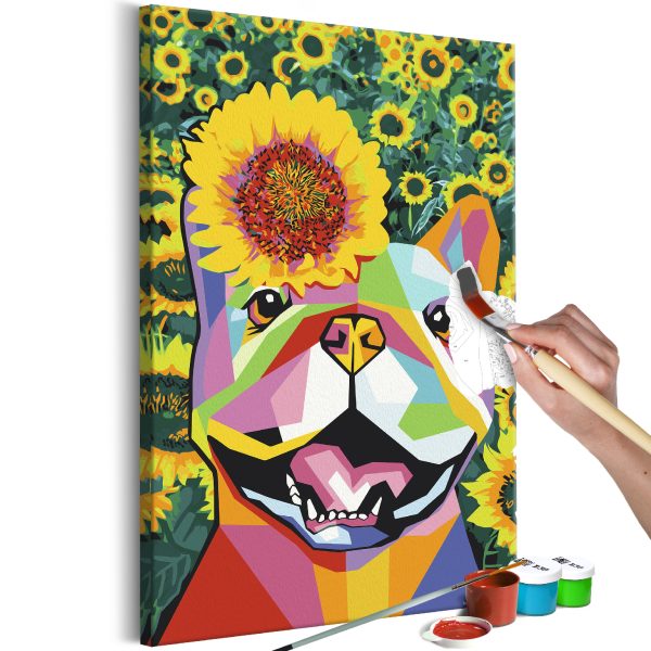 Malování podle čísel – Happy Bulldog Malování podle čísel – Happy Bulldog