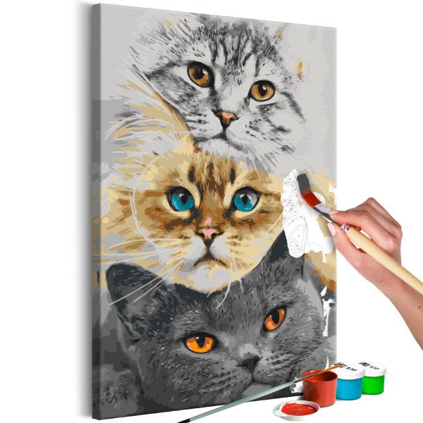 Malování podle čísel – Cat’s Trio Malování podle čísel – Cat’s Trio