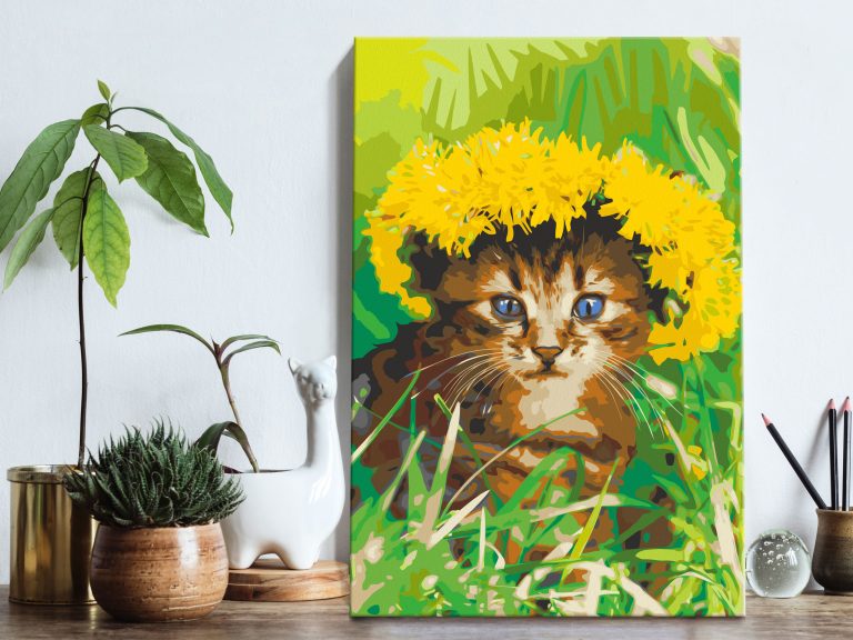 Malování podle čísel – Dandelion Cat Malování podle čísel – Dandelion Cat