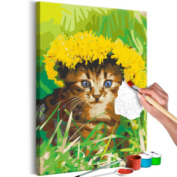 Malování podle čísel – Dandelion Cat Malování podle čísel – Dandelion Cat