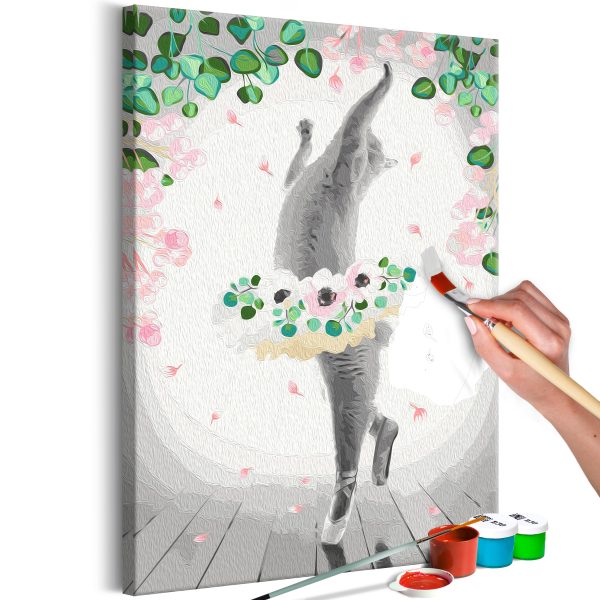 Malování podle čísel – Cat Ballerina Malování podle čísel – Cat Ballerina