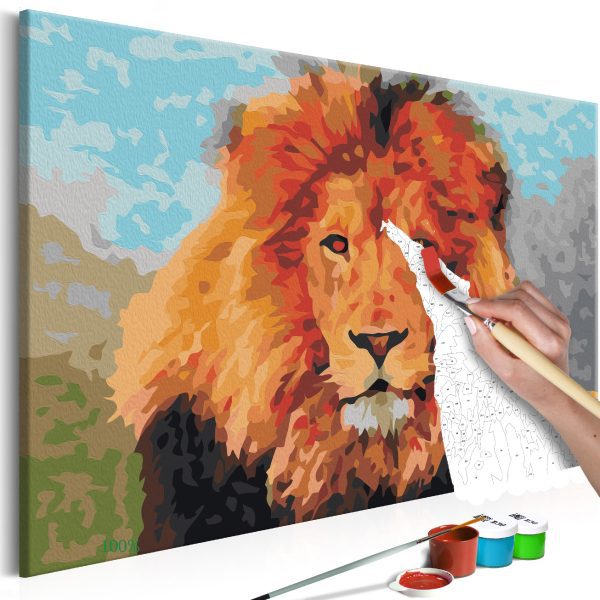 Malování podle čísel – Lion & Giraffe Malování podle čísel – Lion & Giraffe
