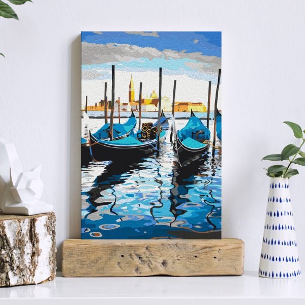 Malování podle čísel – Venetian Boats Malování podle čísel – Venetian Boats