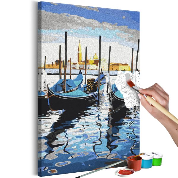 Malování podle čísel – Venetian Boats Malování podle čísel – Venetian Boats
