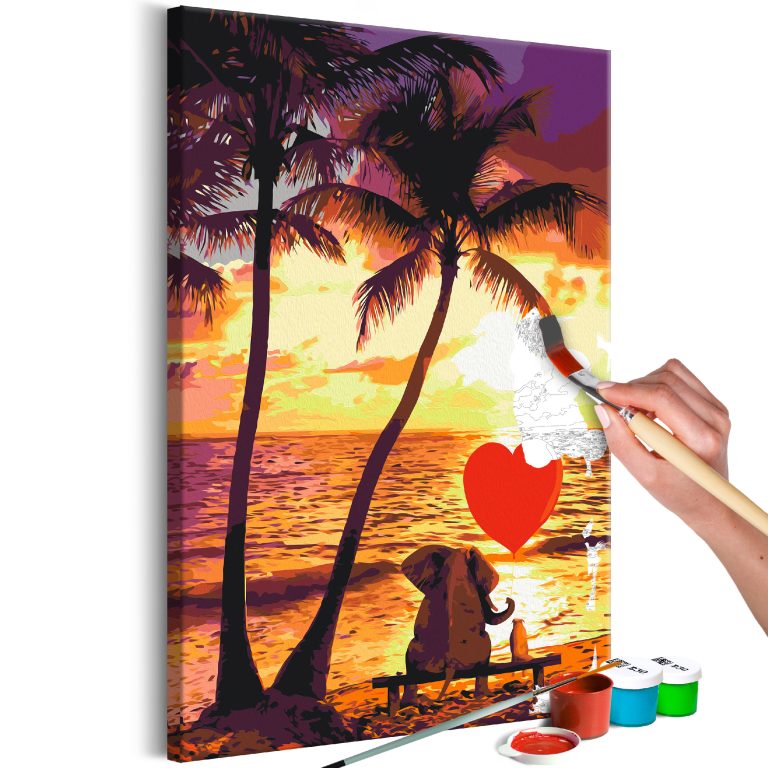 Malování podle čísel – Love and Sunset Malování podle čísel – Love and Sunset