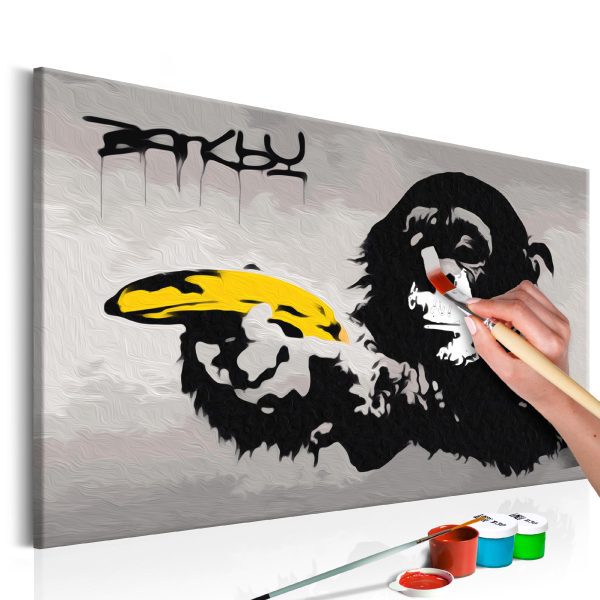 Malování podle čísel – Monkey (Banksy Street Art Graffiti) Malování podle čísel – Monkey (Banksy Street Art Graffiti)