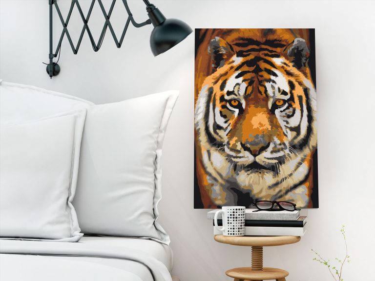 Malování podle čísel – Asian Tiger Malování podle čísel – Asian Tiger