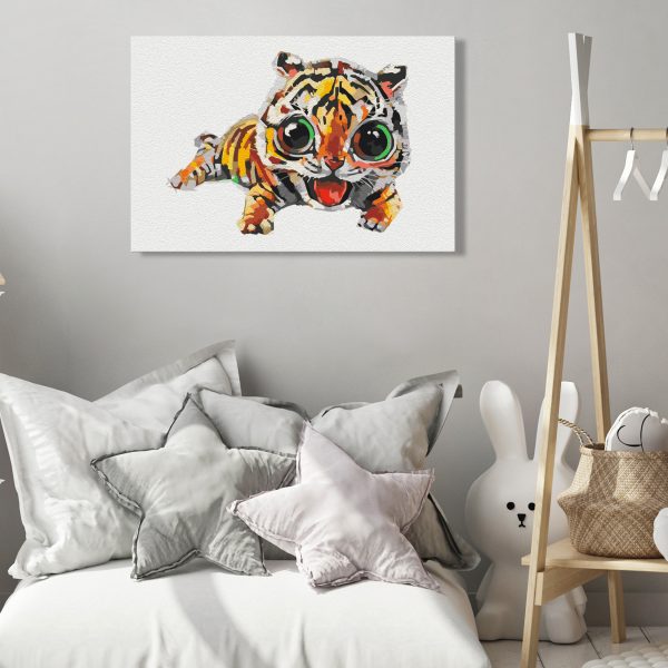 Malování podle čísel – Sweet Tiger Malování podle čísel – Sweet Tiger