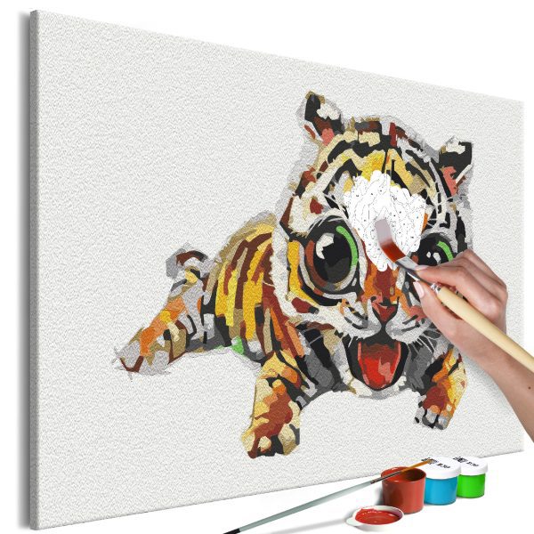Malování podle čísel – Sweet Tiger Malování podle čísel – Sweet Tiger