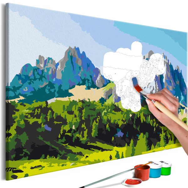 Malování podle čísel – Dolomite Peaks Malování podle čísel – Dolomite Peaks