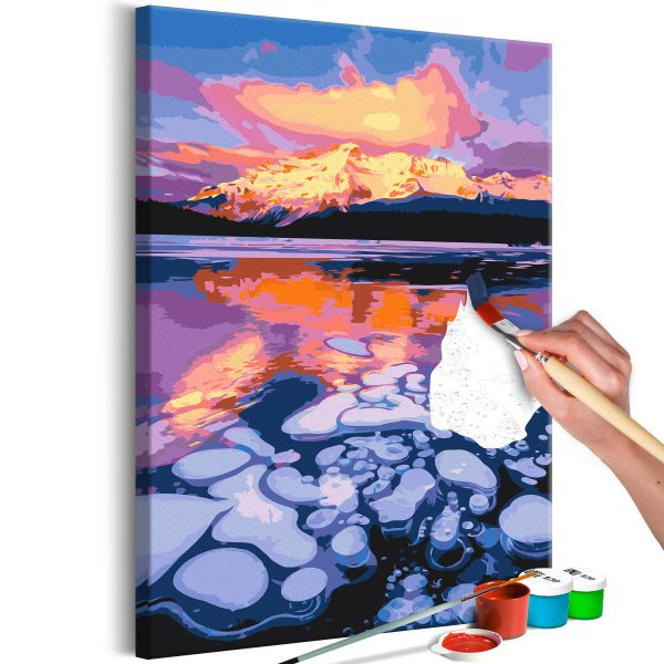 Malování podle čísel – Lake in the Mountains Malování podle čísel – Lake in the Mountains