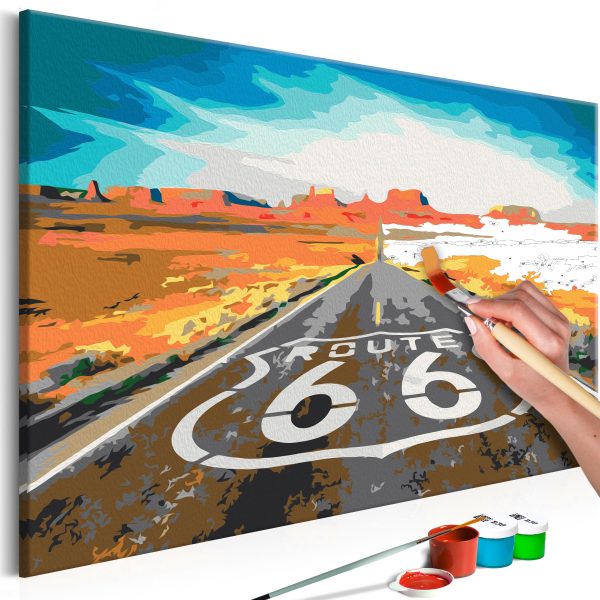 Malování podle čísel – Route 66 Malování podle čísel – Route 66