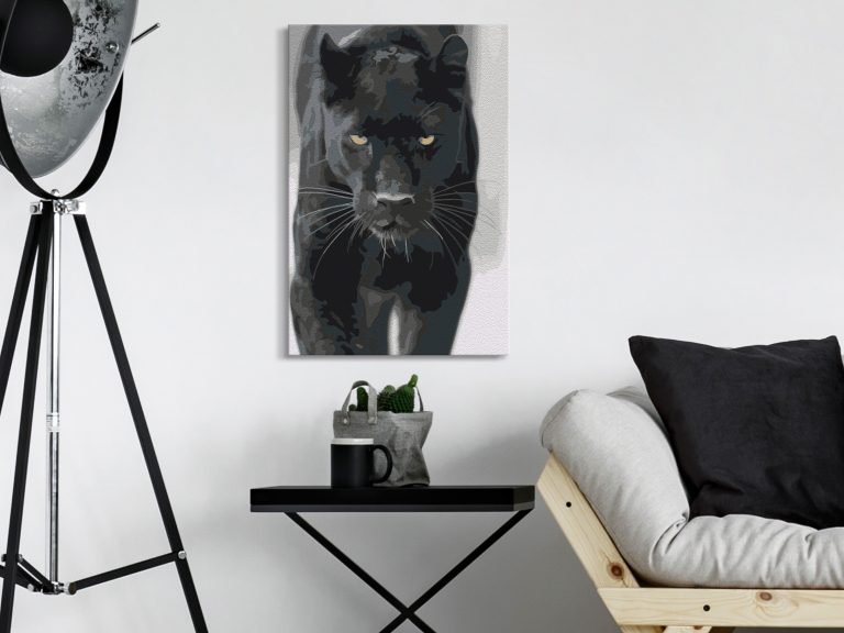 Malování podle čísel – Black Panther Malování podle čísel – Black Panther