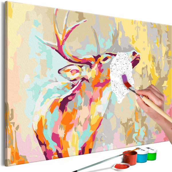 Malování podle čísel – Purple Deer Malování podle čísel – Purple Deer