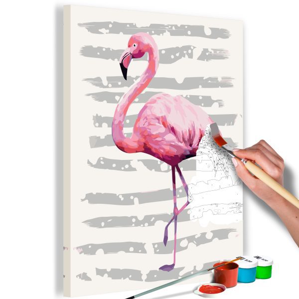Malování podle čísel – Beautiful Flamingo Malování podle čísel – Beautiful Flamingo