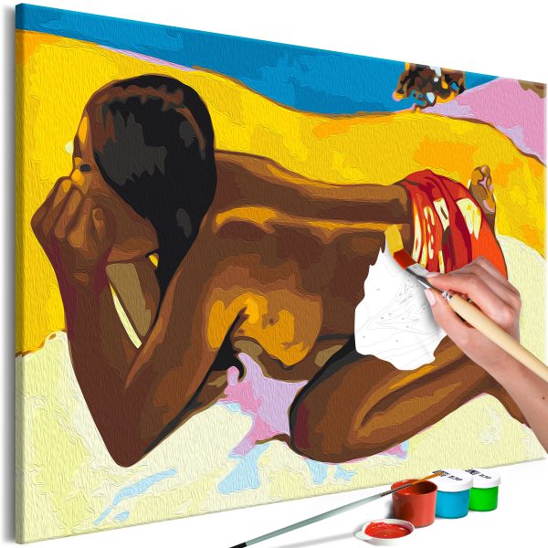 Malování podle čísel – Summer Lady Malování podle čísel – Summer Lady