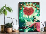 Malování podle čísel – Heart Tree Malování podle čísel – Heart Tree