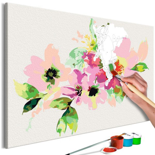 Malování podle čísel – Colourful Flowers Malování podle čísel – Colourful Flowers
