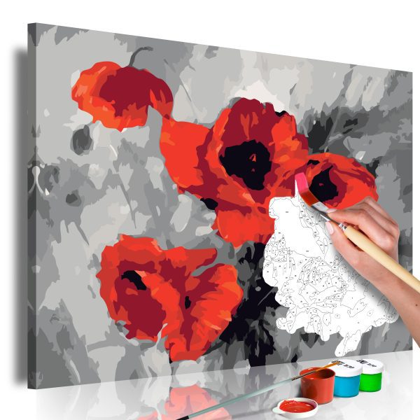 Malování podle čísel – Bouquet of Poppies Malování podle čísel – Bouquet of Poppies