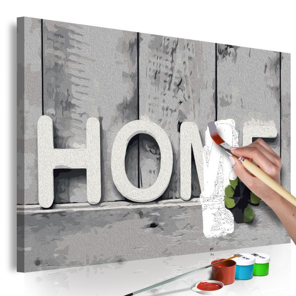 Malování podle čísel – Home (Letters) Malování podle čísel – Home (Letters)