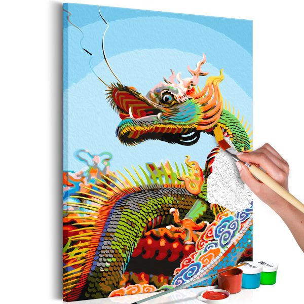 Malování podle čísel – Colourful Dragon Malování podle čísel – Colourful Dragon