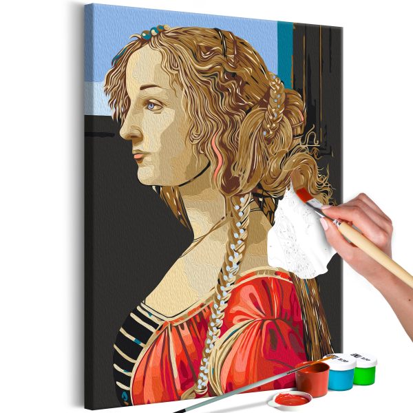 Malování podle čísel – Simonetta Vespucci Malování podle čísel – Simonetta Vespucci