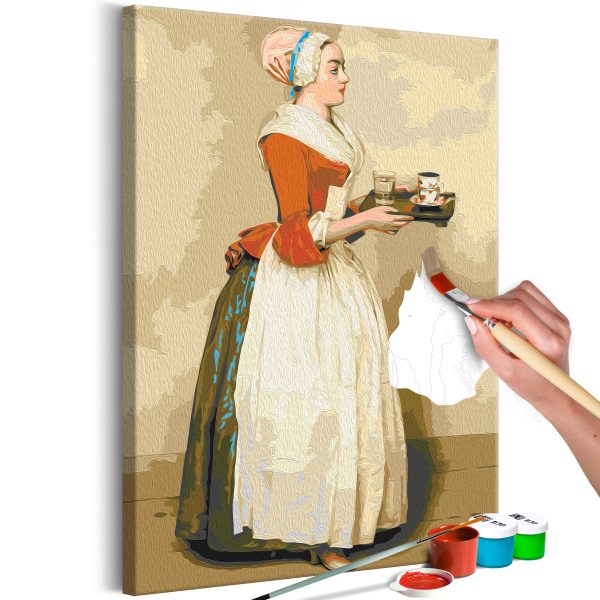 Malování podle čísel – The Chocolate Girl Malování podle čísel – The Chocolate Girl