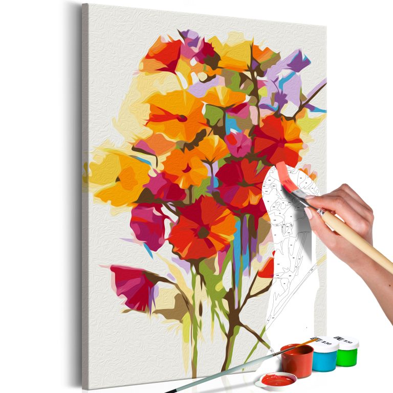 Malování podle čísel – Summer Flowers Malování podle čísel – Summer Flowers