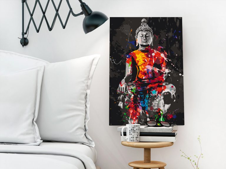 Malování podle čísel – Buddha in Colours Malování podle čísel – Buddha in Colours