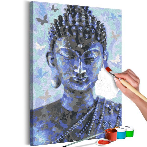 Malování podle čísel – Buddha and Flower Malování podle čísel – Buddha and Flower