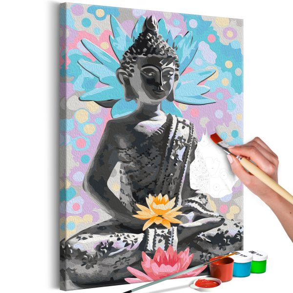 Malování podle čísel – Rainbow Buddha Malování podle čísel – Rainbow Buddha
