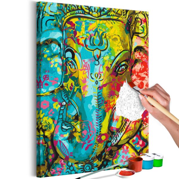 Malování podle čísel – Colourful Ganesha Malování podle čísel – Colourful Ganesha